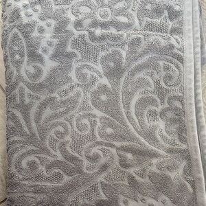 Elegant Gray Textured Towel